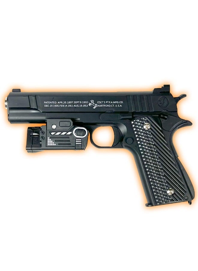 كولت لعبة مسدس  حديد وبلاستيك  M1911 مع ليزر - Image 1